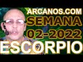 Video Horscopo Semanal ESCORPIO  del 2 al 8 Enero 2022 (Semana 2022-02) (Lectura del Tarot)