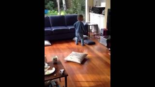 My nephew Alfie dancing to Hidden Ones...