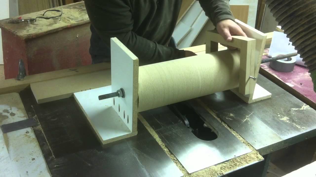Wooden Tool Man's DIY Drum Sander. Making the drum 3. Tips - YouTube