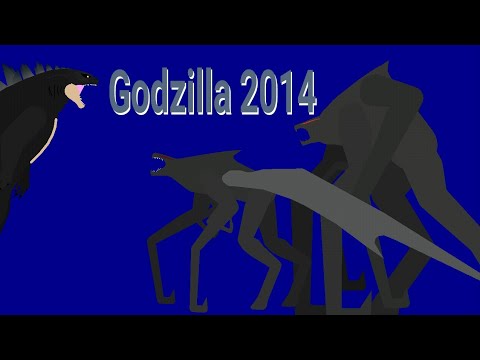 (Stick nodes funny animation) Godzilla 2014 funny animation
