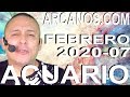 Video Horóscopo Semanal ACUARIO  del 9 al 15 Febrero 2020 (Semana 2020-07) (Lectura del Tarot)
