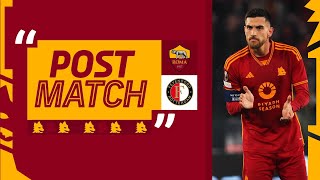 “Meritavamo noi già nei tempi regolamentari” | LORENZO PELLEGRINI AL TERMINE DI ROMA-FEYENOORD