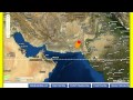 Initial reports state that houses have collapsed and we also have tsunami setting off buoy into event mode in the Arabian Sea!

http://www.bbc.co.uk/news/world-asia-24222760

http://quakes.globalincidentmap.com/

http://www.ndbc.noaa.gov/