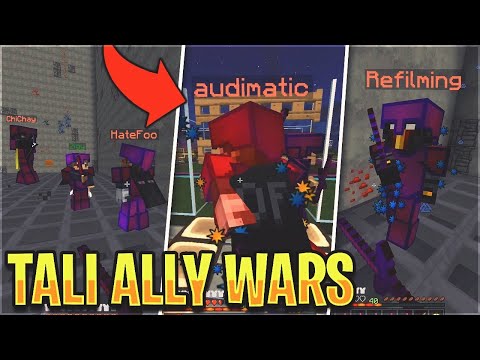 THE TALI ALLY WARS *SO FUNNY & RAGE* - Tali Duo HCF Versus Series #4 | Minecraft HCF
