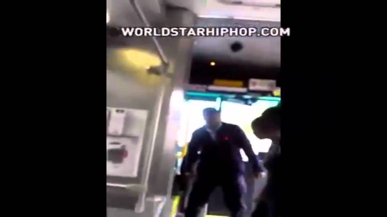 BUS DRIVER UPPERCUTS WOMAN (Nek Minnut) - YouTube