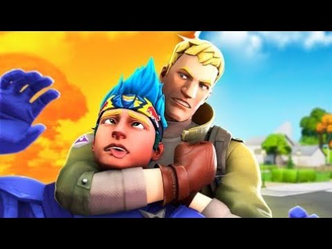 KILLING NINJA WITH HIS OWN SKIN (FORTNITE FUNNY MOMENTS)