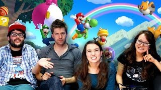 SourceFed Co-Op plays New Super Mario Bros U!