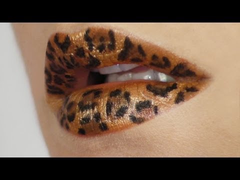 'How to Create Perfect Leopard Print Lips' on ViewPure