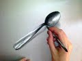 Drawing Illusion 3D Anamorphic - Spoon