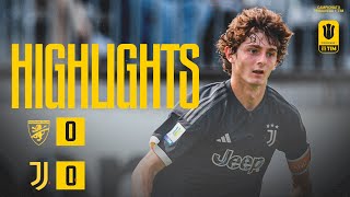 HIGHLIGHTS: FROSINONE 0-0 JUVENTUS UNDER | CAMPIONATO PRIMAVERA 1