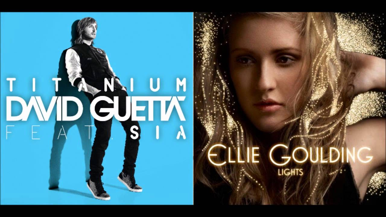 Titanium vs Lights - David Guetta/Sia vs Ellie Goulding - YouTube