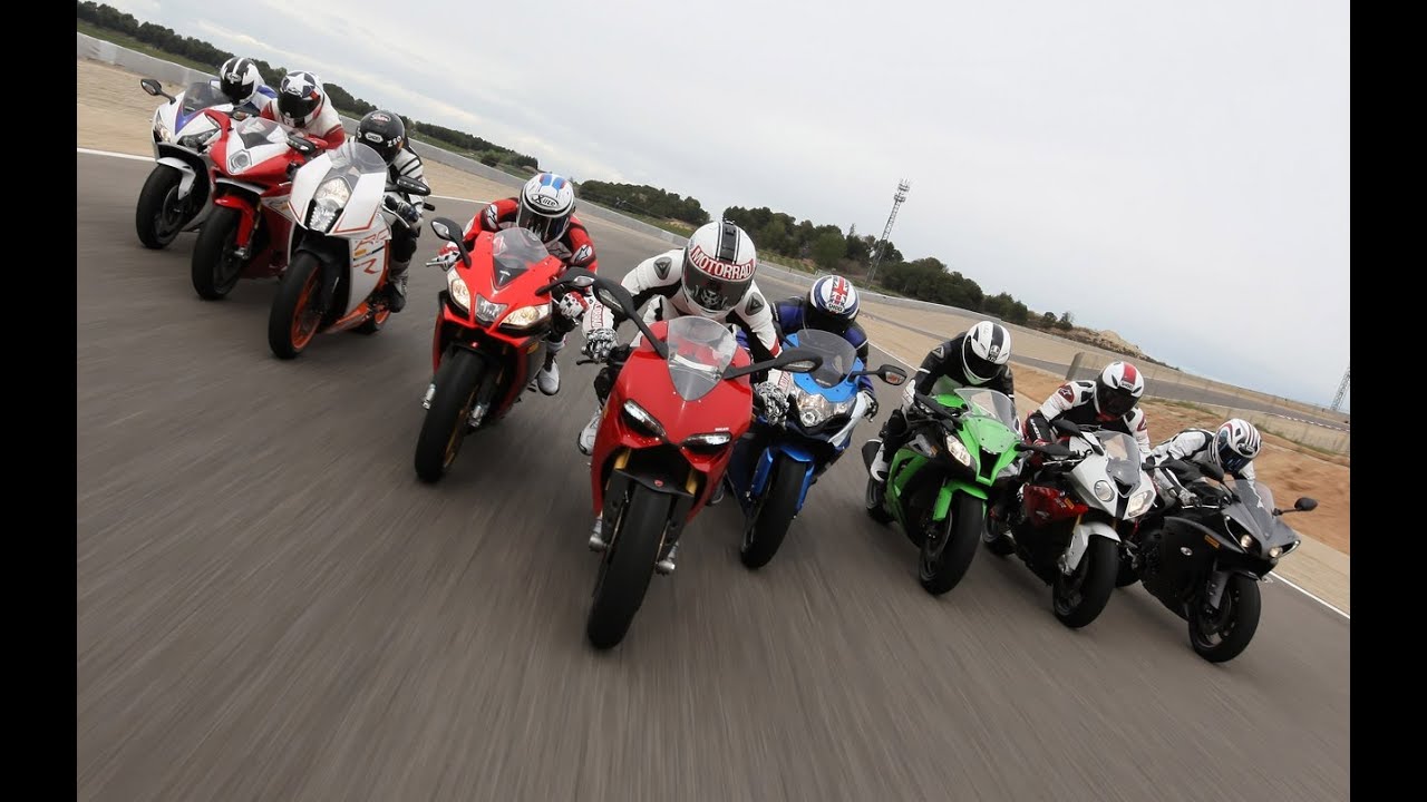 1000cc Bikes Superbike Test | 9 Supersport Bikes - YouTube