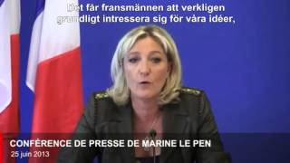 Tobbes Medieblogg   Marine Le Pen om framtiden