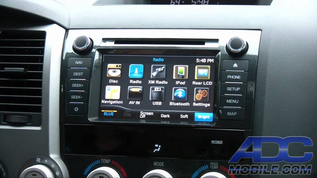 2007 Toyota tundra radio replacement