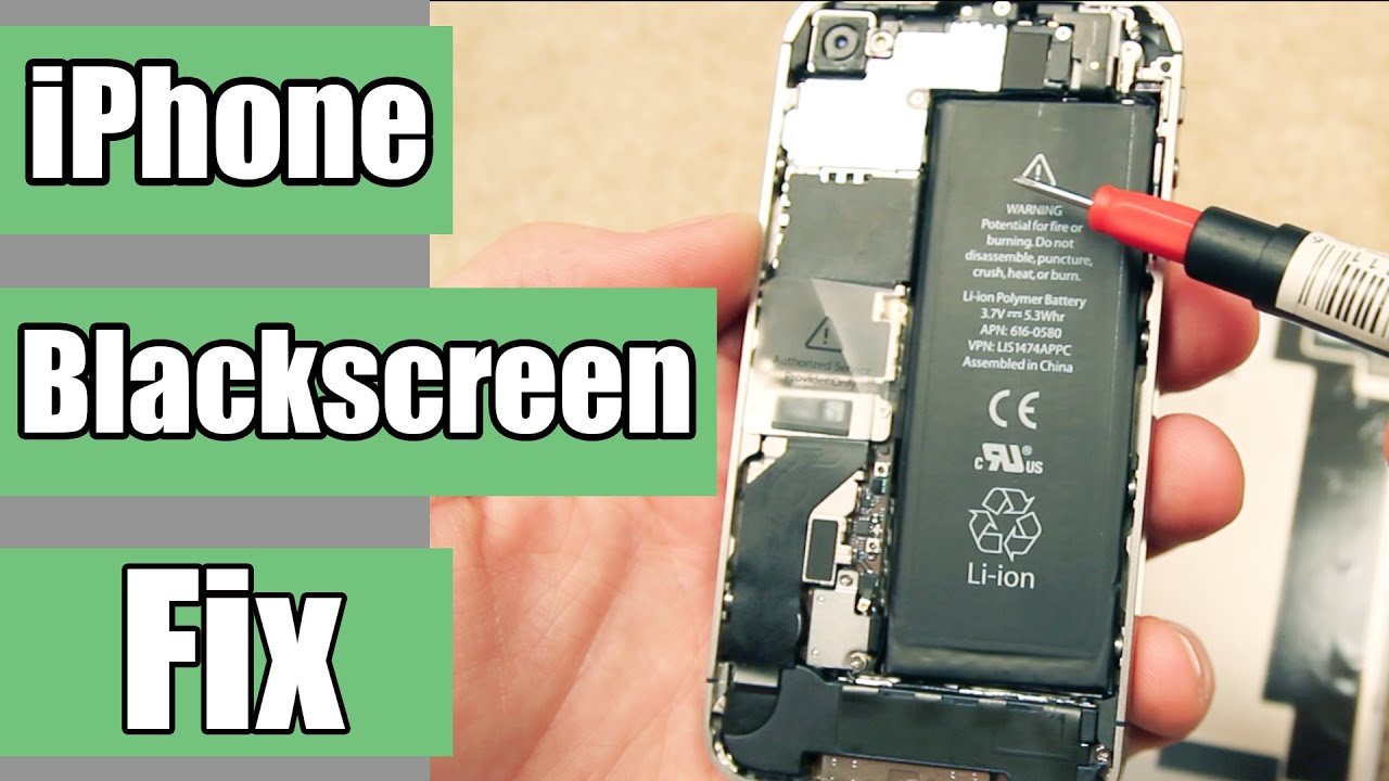 How to fix black and unresponsive iPhone screen - YouTube