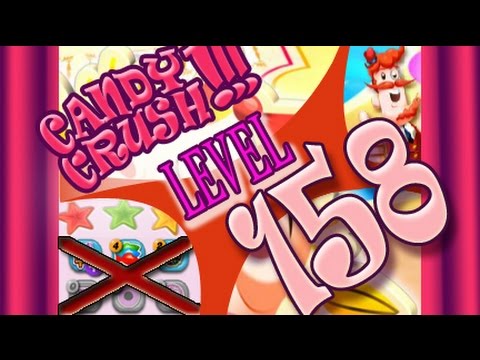 How to beat Candy Crush Saga Level 158 - 1 Stars - No Boosters - 43