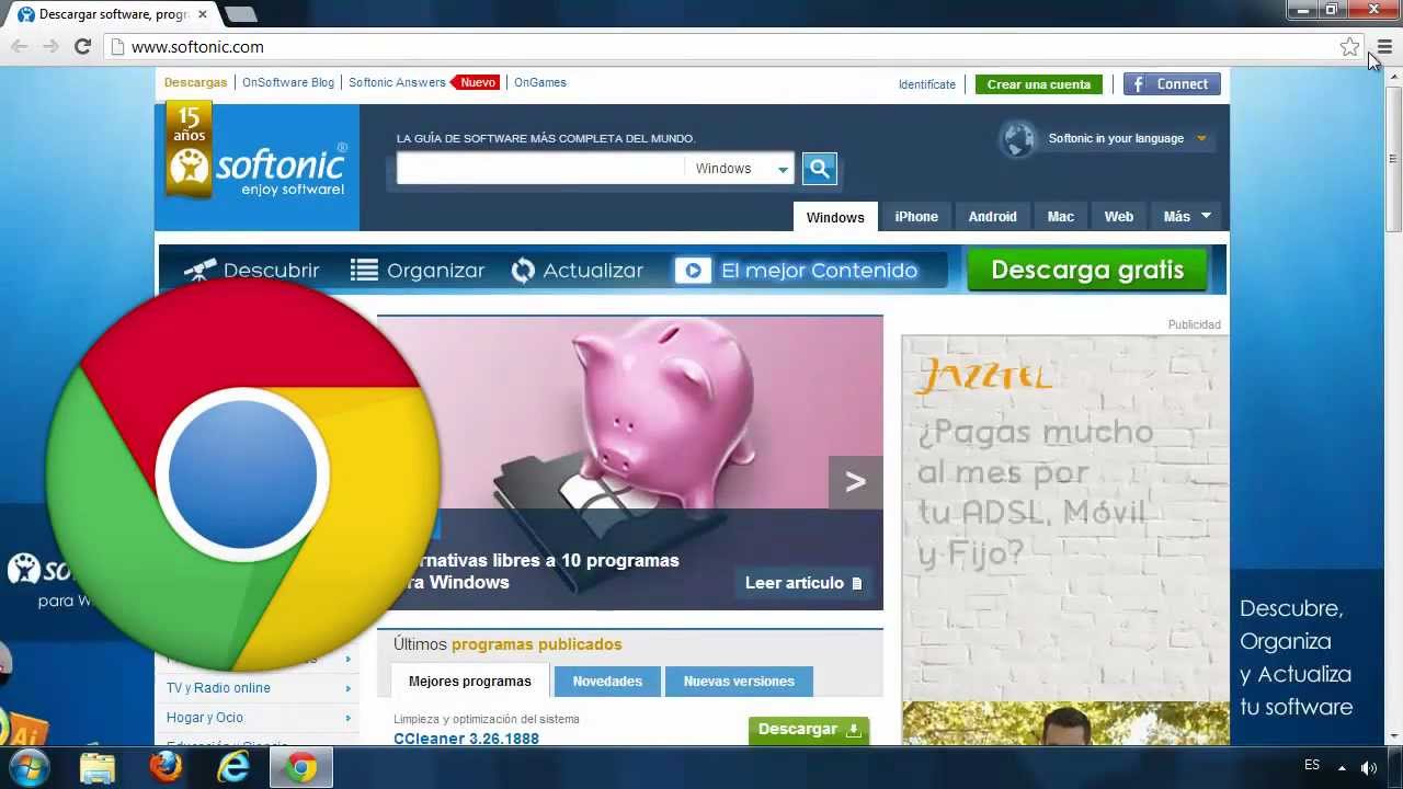 Cómo poner Facebook cómo página de inicio - YouTube