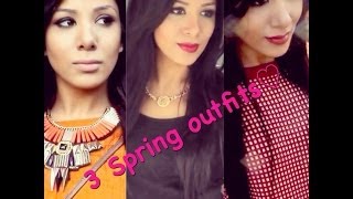 3 Spring Outfits! ♡