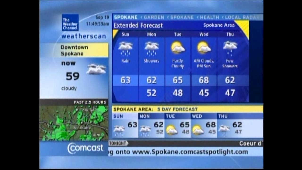 what number is weather channel on comcast