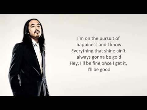 Kid Cudi Pursuit of Happiness Steve Aoki Remix) LYRICS - YouTube