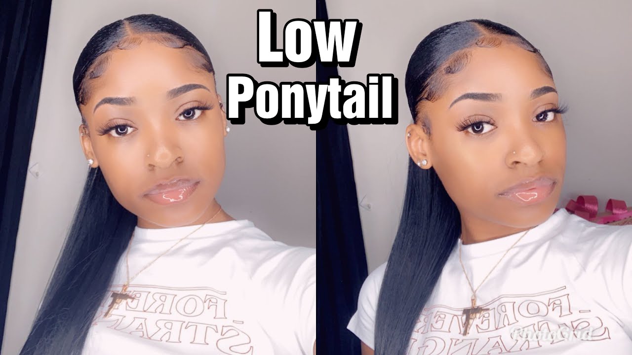 How To Do A Slicked Back Ponytail With Weave