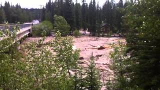 Bragg Creek Flood 2013 House Breaking