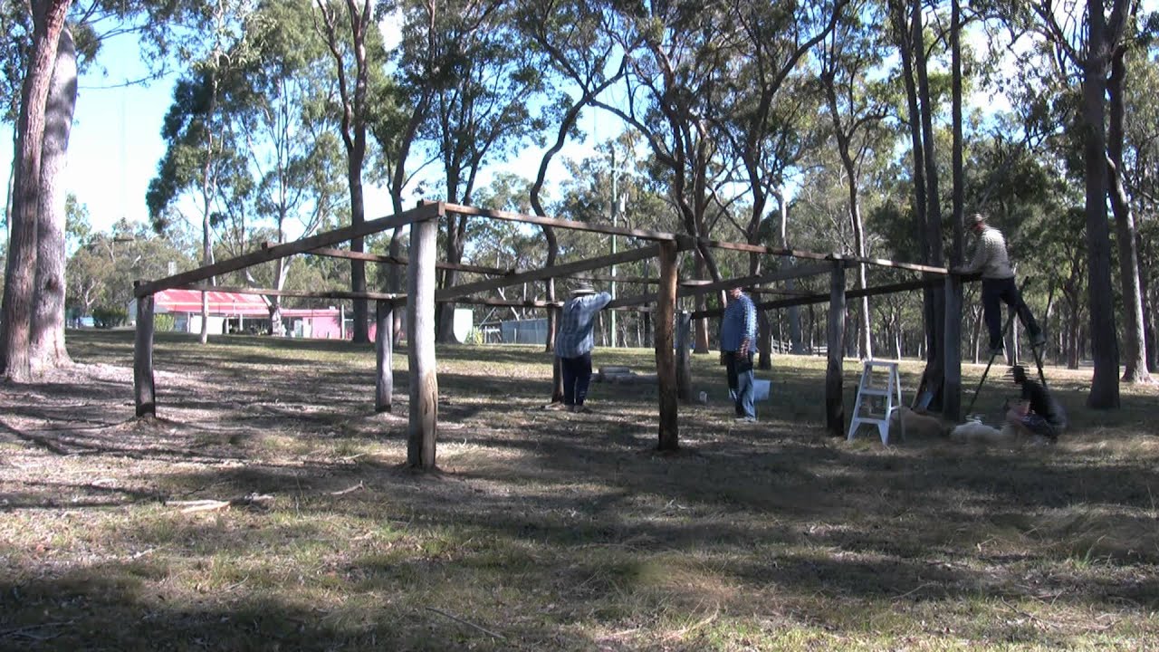 Building Goat Shed Timelapse - YouTube