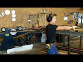 Wood-Mizer LT50 Sawmill Milling Nice Black Cherry Logs into Lumber, Husband & Wife Team