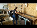 Wood-Mizer LT50 Sawmill Milling Nice Black Cherry Logs into Lumber, Husband & Wife Team