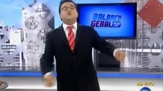 Geraldo Luis Humilha Camera durante programa ao vivo