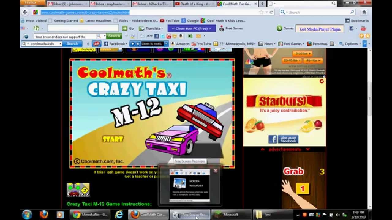Cool Math Games Crazy Taxi