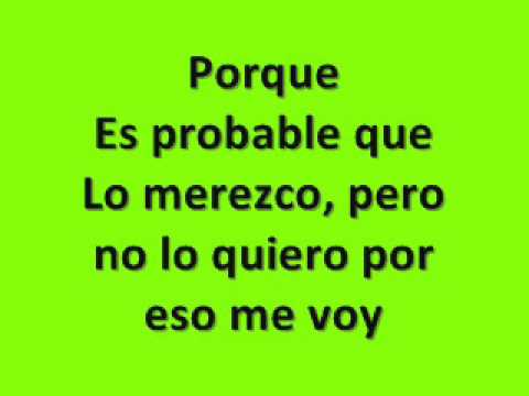 VOY DE JULIETA VENEGAS LETRA voy de julieta venegas letra: