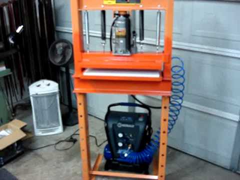 Home Made Clicker Die Press - YouTube