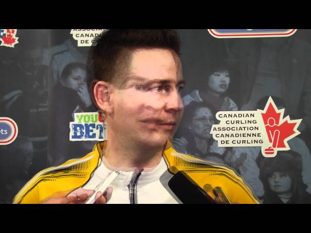 2012 Tim Hortons Brier Bronze Medal Media Scrum