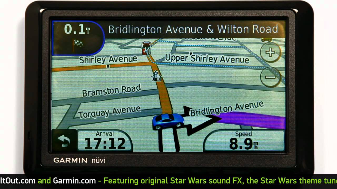 Star War Yoda GPS Voice on Garmin Demo - YouTube