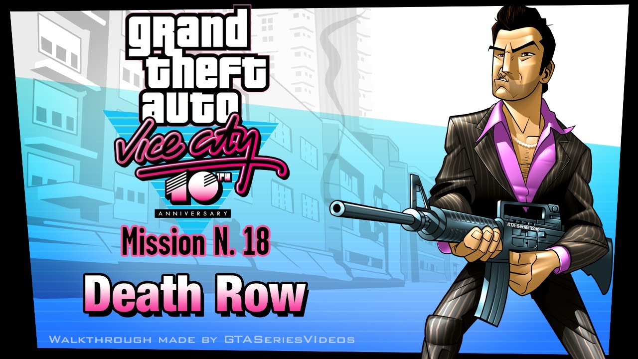 GTA Vice City - iPad Walkthrough - Mission #18 - Death Row - YouTube