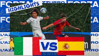 Highlights : Italia-Spagna 0-3 | Under 19 | Amichevole