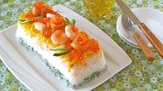 butter  Sushi make more to å¯¿å¸ã‚±ãƒ¼ã‚­ã® Make to spicy How  how Cake chicken (Hinamatsuri Recipe)