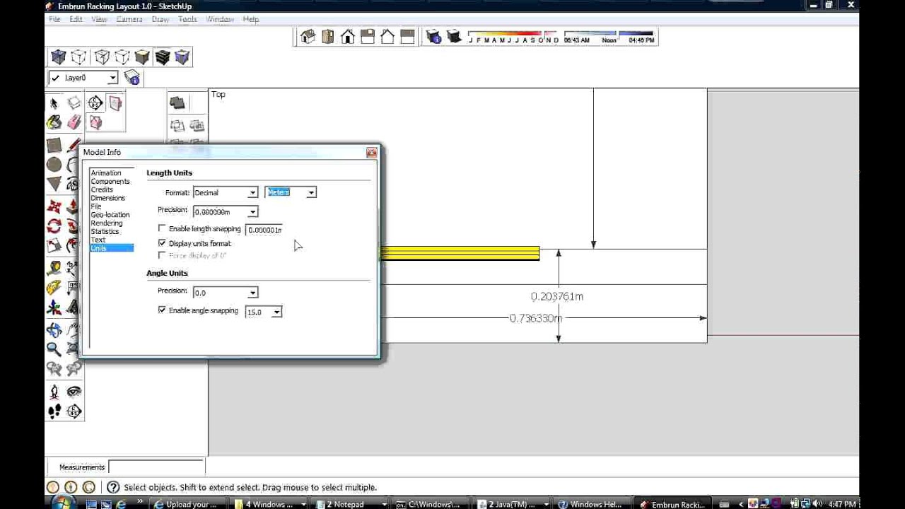 Sketchup Layout Feet And Inches | sketchup changing dimension units within a drawing youtube Sketchup Layout Feet And Inches | sketchup changing dimension units within a drawing youtube