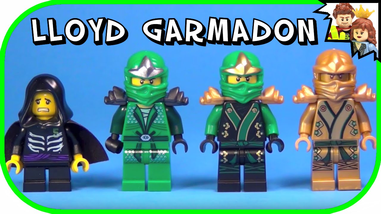 LEGO Ninjago - Lloyd Garmadon Green & Gold Ninja Collection - YouTube