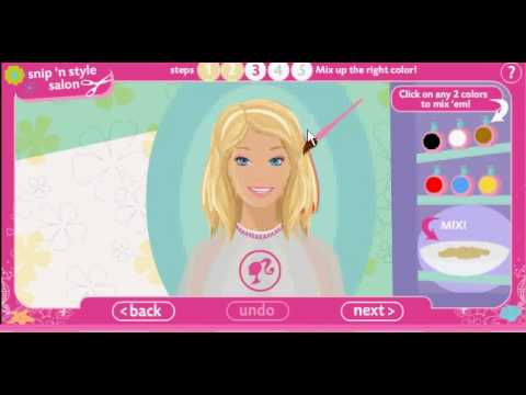 Hair look style Frizuri emo super marfa barbie games tutorial ...