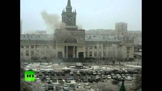 Момент взрыва на вокзале в Волгограде