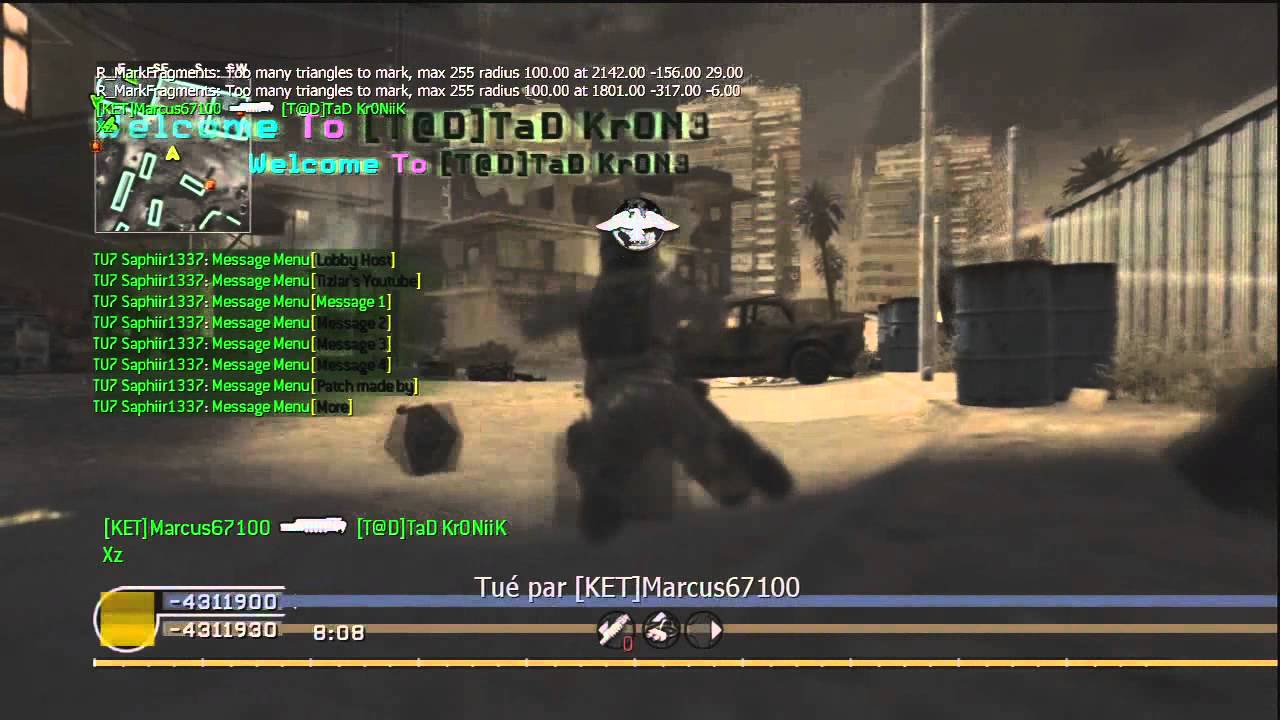 COD4 Mod menu R2R Tizlar1337 ☢ - YouTube