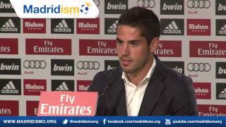 Isco rueda de prensa