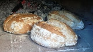Hacer pan en horno de leña