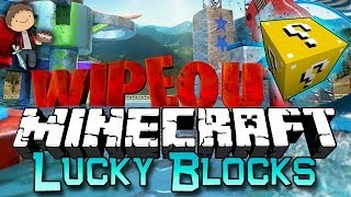 Minecraft: Lucky Block WIPE OUT! Modded Mini-Game w/Mitch & Friends!