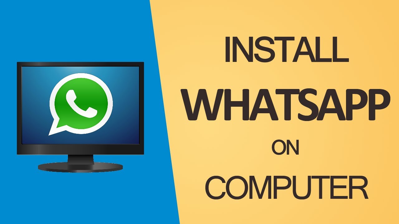 how to download whatsapp to a pc