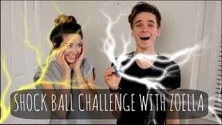 Shock Ball Challenge With Zoella! | ThatcherJoe