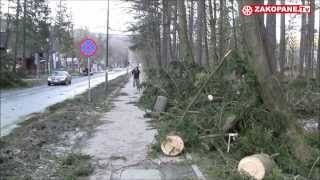 Wiatr Halny w Zakopanem 2013-12-25