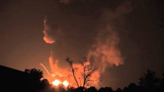 Blue Rhino Propane Factory Fire, July 29th, 2013, Tavares, FL, Video #1